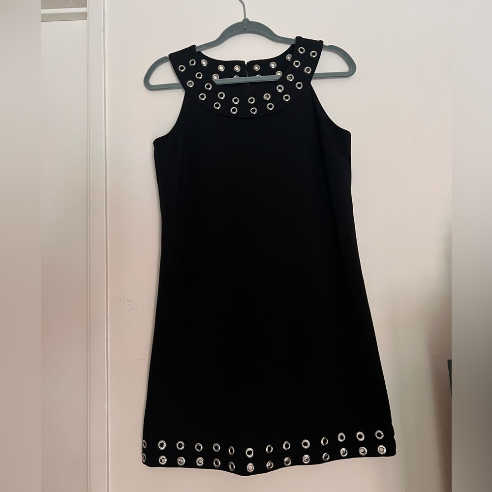 Michael Kors Elegant Black Sleeveless Cocktail Dress